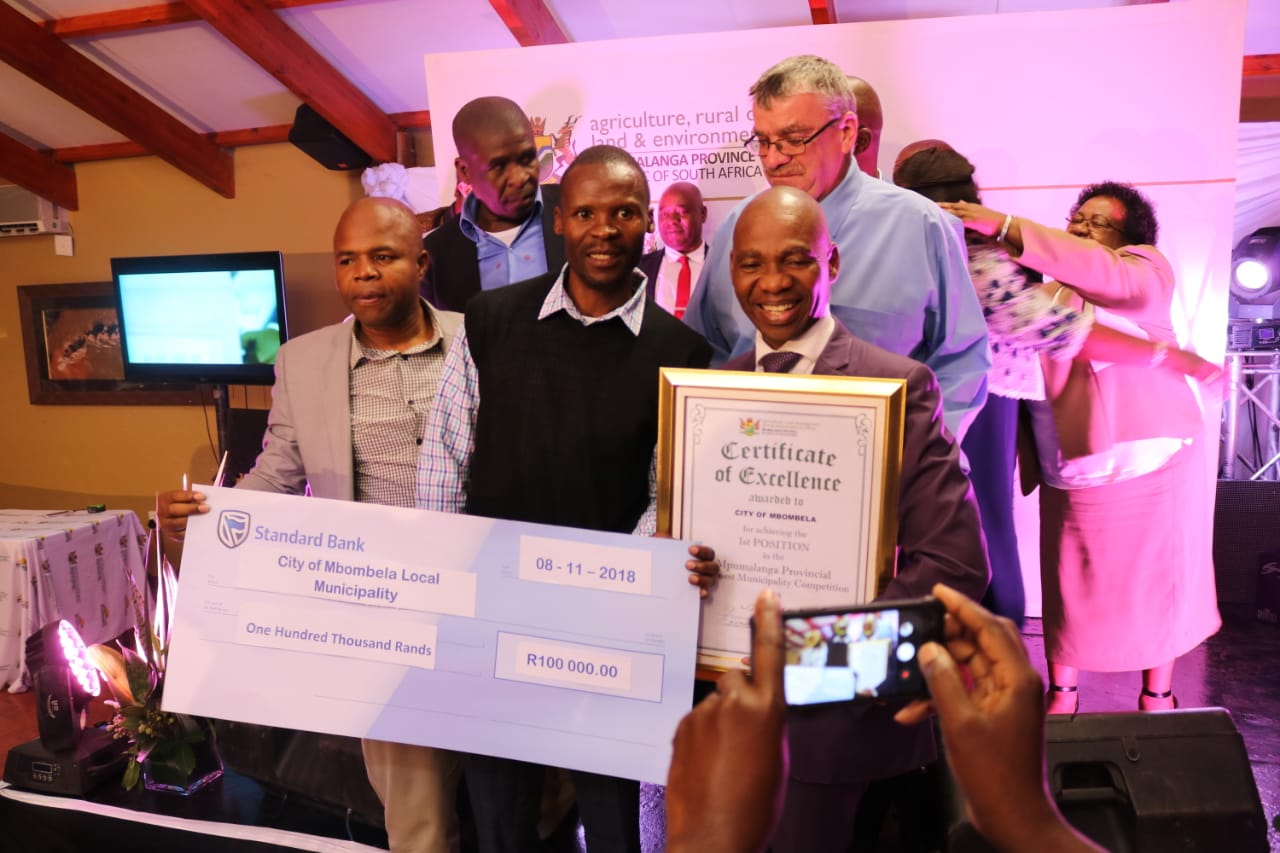City of Mbombela Local Municipality celebrating at the GMC
